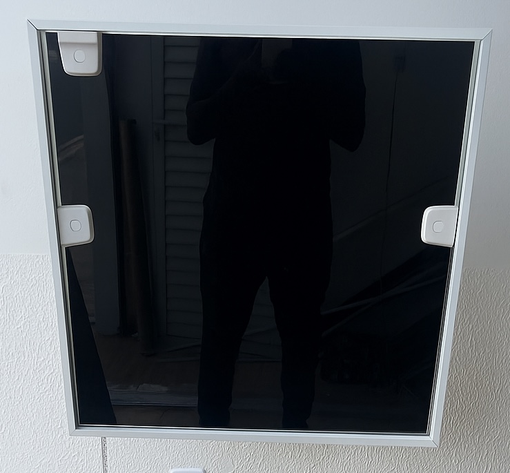 Báscula vidro preto | kit Branco